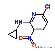 Molecular Structure of 380378-95-0 (6-Chloro-N-cyclopropyl-3-nitropyridin-2-amine)